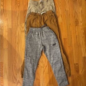 Boy joggers, size medium, from children place, Abercrombie and Nike.